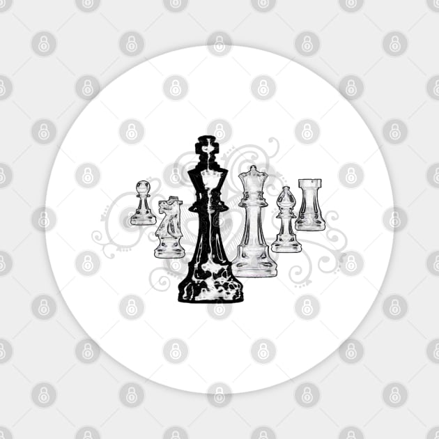 Chess Magnet by Crazydodo